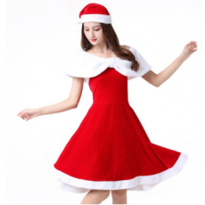 Nữ Có Thể Tháo Rời Khăn Choàng Giáng Sinh Santa Phù Hợp Với Trang Phục Bộ Santa Girl Một Mảnh Nữ Gợi Cảm Câu Lạc Bộ Nhìn Đảng khi Mặc