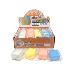 Đồ chơi nhào Mochi đậu phụ mềm Mochi màu Mochi (20 miếng)