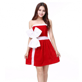 Nơ Nữ Santa Girl Một Mảnh Nữ Trang Phục Gợi Cảm Nữ Santa Phù Hợp Với Câu Lạc Bộ Nhìn Đảng Mặc