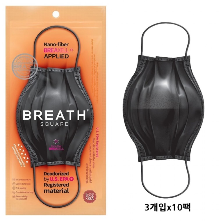 Mặt nạ thoải mái Breath Silver 30 tờ Mặt nạ vệ sinh dùng một lần