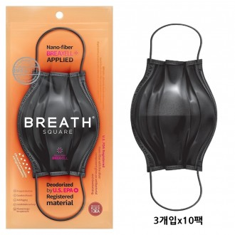 Mặt nạ thoải mái Breath Silver 30 tờ Mặt nạ vệ sinh dùng một lần