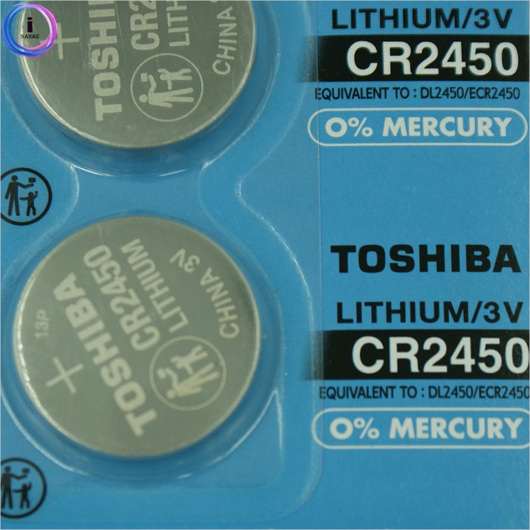 f09 Pin thủy ngân Toshiba CR2450 (3V)