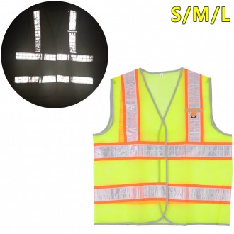 Đường màu cam Vest phản quang lưới Vest an toàn Vest an toàn huỳnh quang Vest an toàn phản quang Vest an toàn lưới