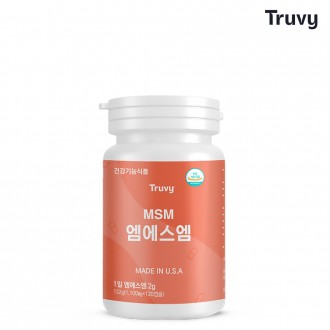 Truvy MSM MSM 132g (120 viên) 1 viên Chăm sóc sức khỏe sụn khớp Tập thể dục quá mức cho đầu gối