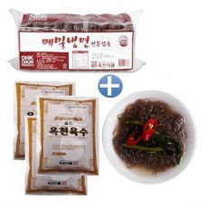 Mì lạnh kiều mạch Okcheon 2kg + nước dùng mì lạnh 350g x 10 túi - 10 phần mì lạnh