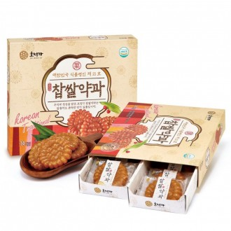 Gạo Nếp Hojeongga Yakgwa (14 miếng) 490g