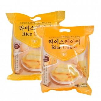 Bánh gạo Cracker mềm (600g) Bánh gạo nướng vị phô mai/trứng