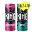 Hot Six The King Peach Crush 355 & Rush 355ml x 12 mỗi loại (tổng cộng 24) Nước tăng lực Đồ uống đóng hộp Nước giải khát có ga