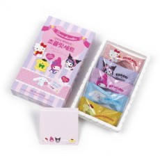 Bộ sô cô la Dingjeoli Sanrio 80g sô cô la được gói riêng kèm giấy ghi chú