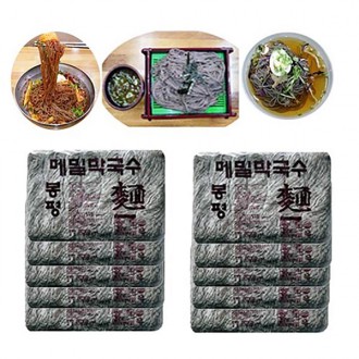 Bongpyeong Kiều mạch Makguksu (mì tươi) - 1 hộp (1,4kg x 10 túi) 70 phần Makguksu