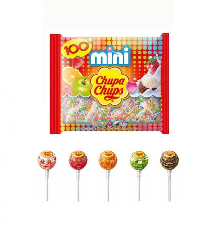 Kẹo Ngày Trắng Kẹo Quà Tặng Chupa Chups Mini 100 Miếng