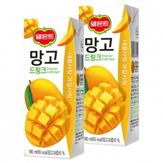 Nước Xoài Lotte Del Monte 190ml 32 gói