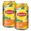 Trà đá Lotte Lipton Đào 355ml x 48 lon (2 hộp 24 lon)