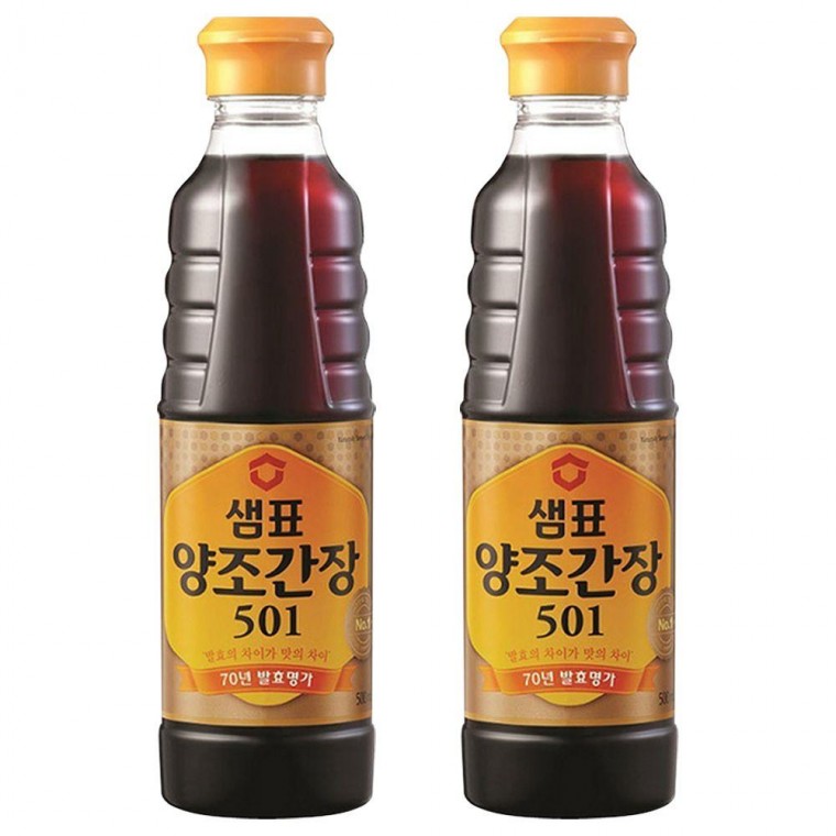 Nước tương ủ Sempio 501 500ML 2 chiếc