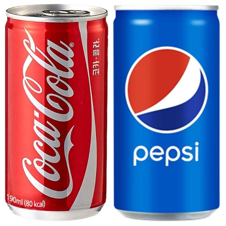 Coca Cola 190ML + Pepsi Cola 190ml (60 lon)