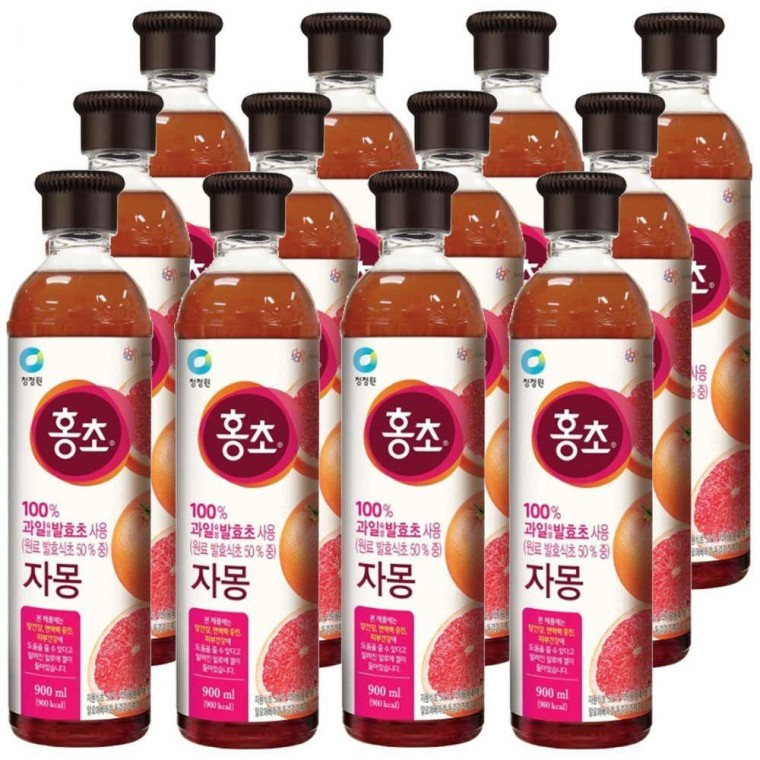 Daesang Chungjungwon Hongcho Bưởi 900ml x 12 gói