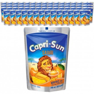 Capri Sun Safari 200ml x 40 gói (10 gói x 4 hộp)