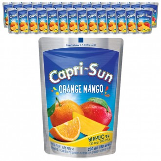 Capri Sun Orange Mango 200ml x 30 gói (10 gói x 3 hộp)