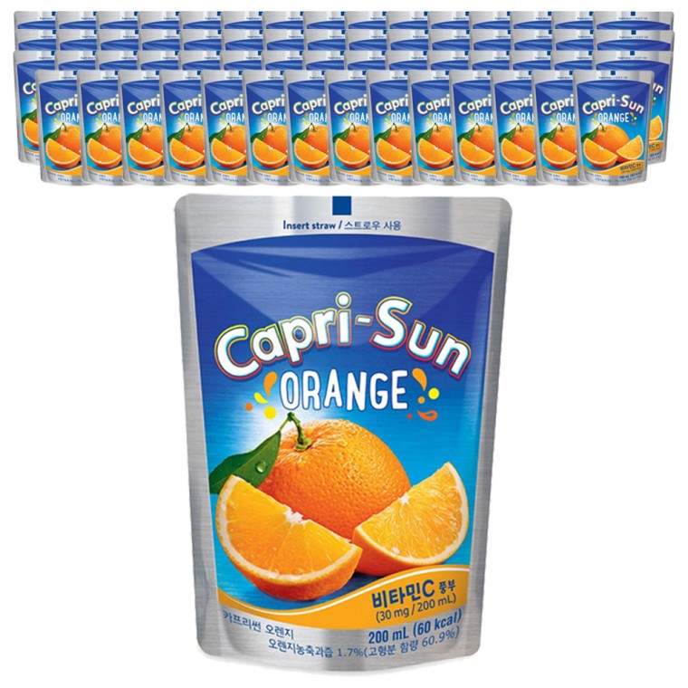 Capri Sun Orange 200ml x 40 gói (10 gói x 4 hộp)