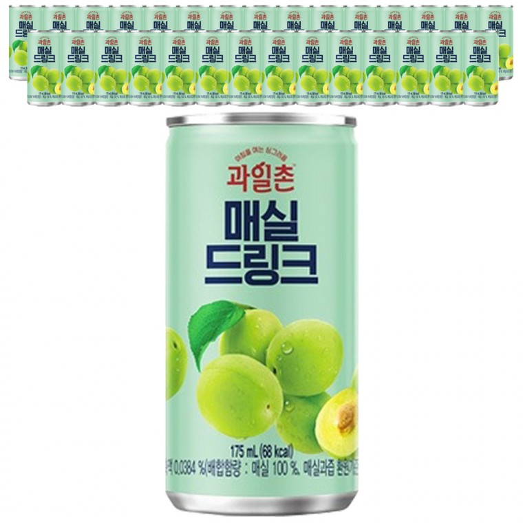 Nước mơ Haitai Fruit Village 175ml x 30 lon