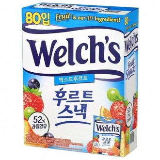 Thạch trái cây Welch's 2kg (25gx80 miếng)