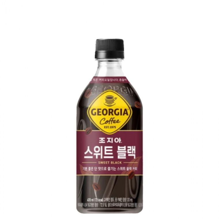 Georgia Sweet Black 470ml x 24 đồ uống cà phê đồ ăn nhẹ văn phòng cà phê đóng chai