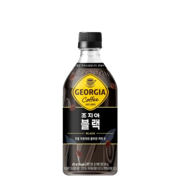 Georgia Black 470ml x 6 đồ uống cà phê đồ ăn nhẹ văn phòng cà phê đóng chai