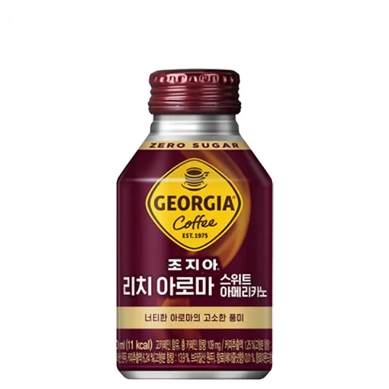 Georgia Rich Aroma Sweet Black 270ml x 24 đồ uống cà phê đồ ăn nhẹ văn phòng cà phê đóng chai