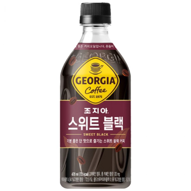 Georgia Sweet Black 470ml x 24PET