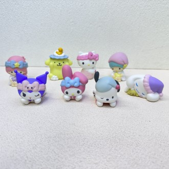 Bộ 8 món quà tặng bộ sưu tập 2 nhân vật Sanrio Friends