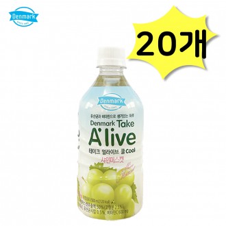 Đan Mạch Take Alive Cool Shine Muscat 500ml x 20 Thức uống cho thú cưng Đồ ăn nhẹ văn phòng