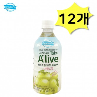 Đan Mạch Take Alive Cool Shine Muscat 500ml x 12 Thức uống cho thú cưng Đồ ăn nhẹ văn phòng