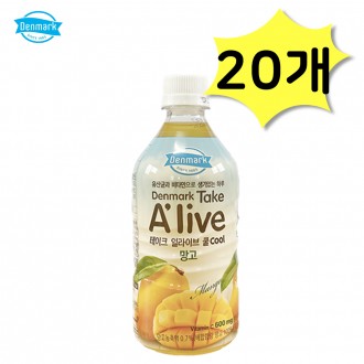 Đan Mạch Take Alive Cool Mango 500ml x 20 Đồ uống dành cho thú cưng Đồ ăn nhẹ văn phòng