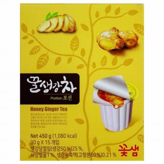 Thuốc Trà Gừng Mật Ong Kkotsaem 450g (30g x 15 miếng)