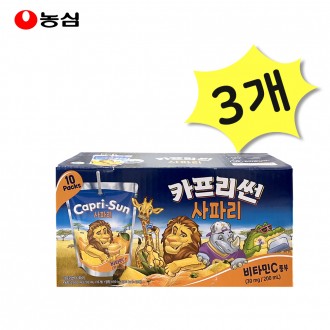 Nongshim Capri Sun Safari 200ml x 30 nước ép trái cây tự nhiên dạng túi không màu