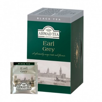 Trà thảo dược trà đen Ahmad Earl Grey 20 túi lọc