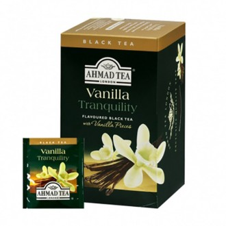 Trà Ahmad Vanilla Tranquality 20 Túi Trà Trà Đen Trà Thảo Dược