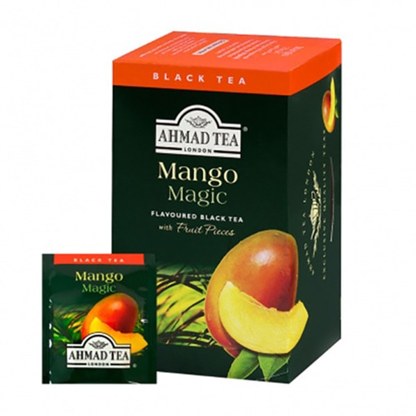 [Ahmad] Trà đen Mango Magic 20 Túi Trà Trà Đen Trà Thảo Mộc