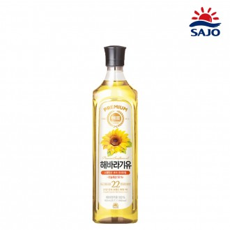 Dầu hướng dương Sajo Daerim Haepyo 900ml x 1 Dầu ăn cao cấp Dầu hạt hướng dương