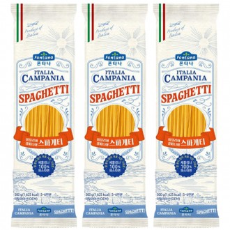 Spaghetti Ý Campania Fontana 500G x 3