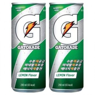 Nước chanh Lotte Gatorade 240ml x 60 lon (30 lon x 2 hộp)