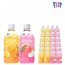 Baskin Robbins Peach Yogurt Water 500 & Rainbow Sherbet Water 500ml x 12 mỗi loại (tổng cộng 24) Thức uống hỗn hợp Lactobacillus uống