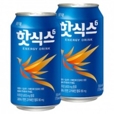 Lotte Hot Six 355ml x 24 lon