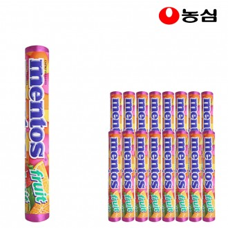 Mentos Hương Vị Trái Cây 37.5g x 16 Kẹo Nhai Trái Cây Kẹo Mềm Đồ Ăn Nhẹ Cho Trẻ Em Đồ Ăn Nhẹ Văn Phòng Món Ăn Nhẹ Yêu Thích Kẹo Hương Vị Trái Cây