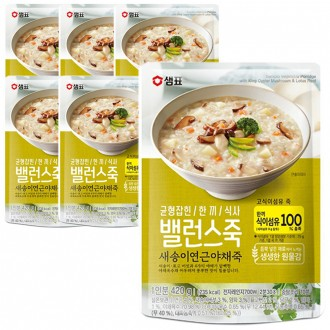 Cháo Cân Bằng Sempio King Songi Sen Rau Củ 420g x 6