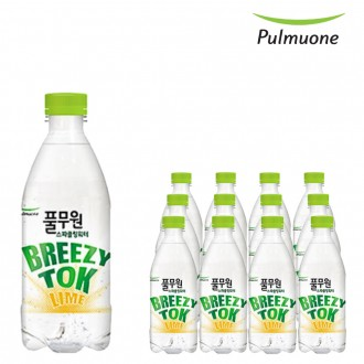 Nước khoáng Pulmuone Sparkling Bridge Talk Lime 500ml x 12 nước có ga Nước suối Pulmuone nước suối hương chanh Nước có ga hương chanh