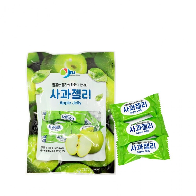 Miseong Food Thạch Táo (170g) Snack thạch táo thơm