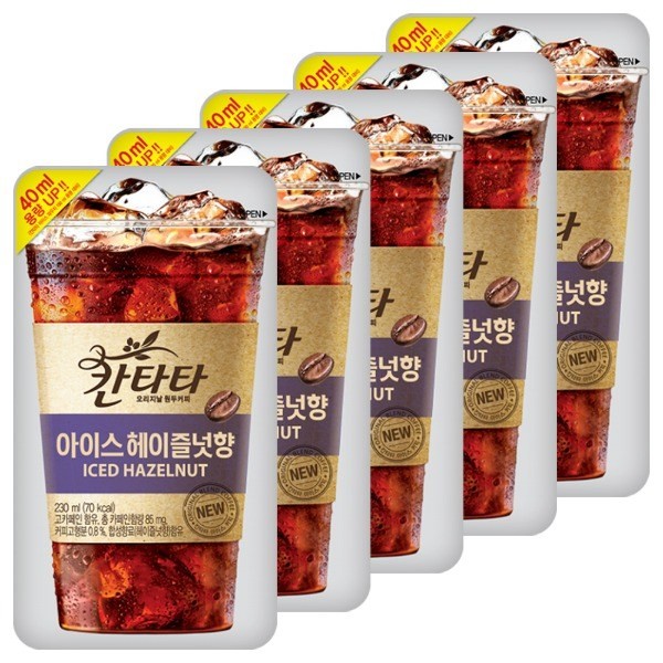 Lotte Cantata Hương Hạt Phỉ 230ml x 50 gói