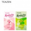 Teazen Kombucha Peach & Shine Muscat 10 miếng mỗi loại (tổng cộng 20 miếng) Đồ uống lên men tốt cho sức khỏe Bột prebiotic Lactobacillus