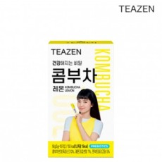 Teazen Kombucha Lemon 10 Miếng Đồ uống lên men Đồ uống thay thế có ga Lactobacillus Prebiotics Powder [Tham khảo mô tả chi tiết về nguồn gốc]